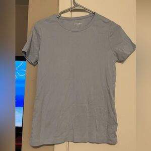 LAND’S END Women’s Shaped Fit Baby Blue Tee Shirt SMALL